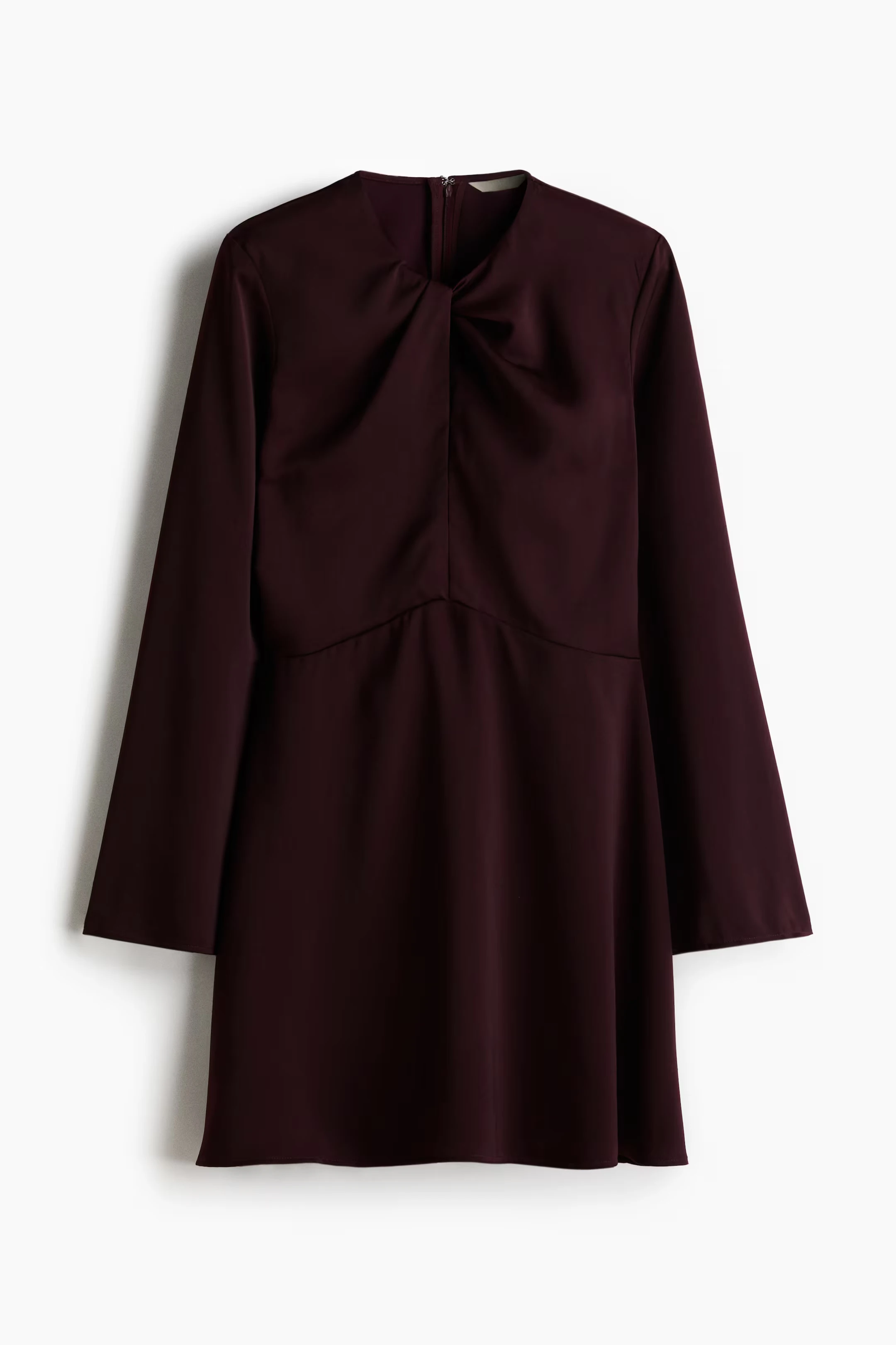 Twist-detail dress